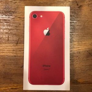 iPhone 8 red (product) box